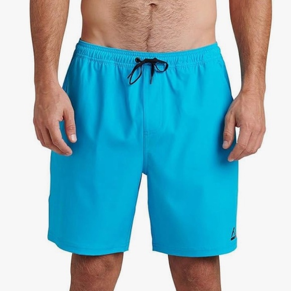 Reef Mens  17" Outseam Swimming Fishing Boardshorts Jackson Blue Size XL - Picture 1 of 9